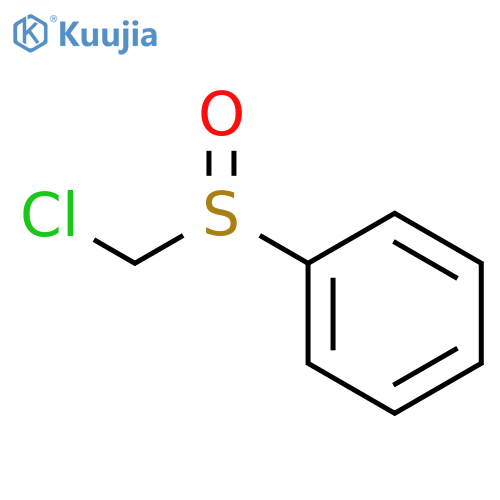 Benzene, [(chloromethyl)sulfinyl]-, (±)- structure
