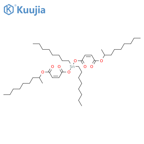 5,7,12-Trioxa-6-stannaeicosa-2,9-dienoicacid, 13-methyl-6,6-dioctyl-4,8,11-trioxo-, 1-methyloctyl ester, (2Z,9Z)- (9CI) structure