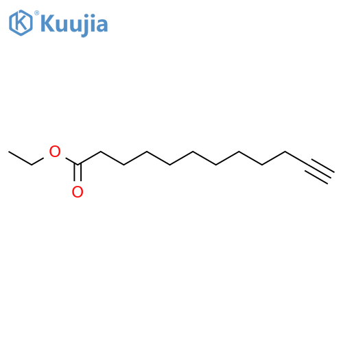 Ethyl dodec-11-ynoate structure