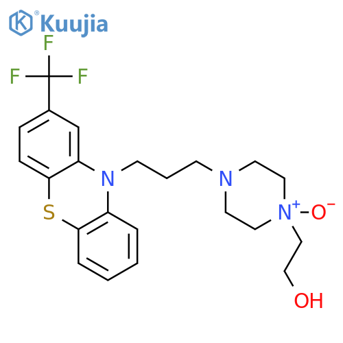1-Piperazineethanol, 4-[3-[2-(trifluoromethyl)-10H-phenothiazin-10-yl]propyl]-, N-oxide structure