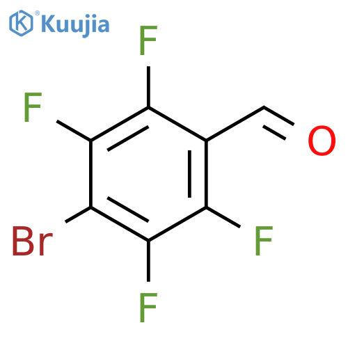 4-Bromo-2,3,5,6-tetrafluorobenzaldehyde structure