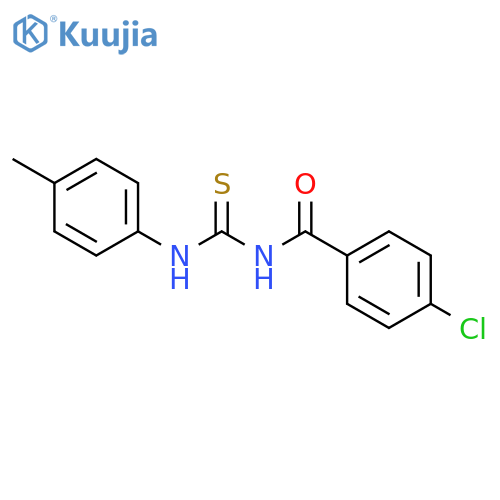 4-chloro-n-[(4-methylphenyl)carbamothioyl]benzamide structure
