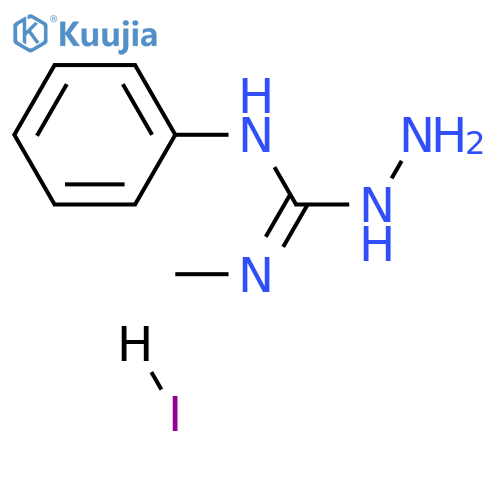 1-amino-2-methyl-3-phenylguanidine hydroiodide structure