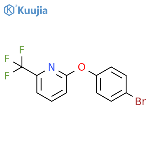 2-(4-Bromophenoxy)-6-(trifluoromethyl)pyridine structure