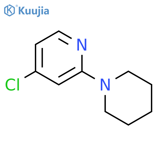 4-Chloro-2-piperidin-1-ylpyridine structure
