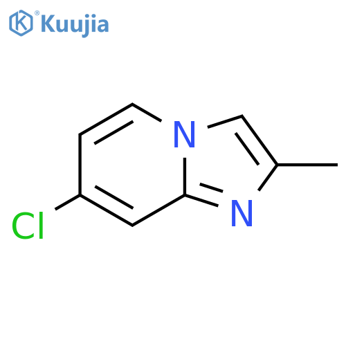 7-chloro-2-methylimidazo1,2-apyridine structure