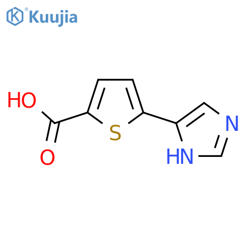 5-(1H-Imidazol-4-yl)thiophene-2-carboxylic acid structure