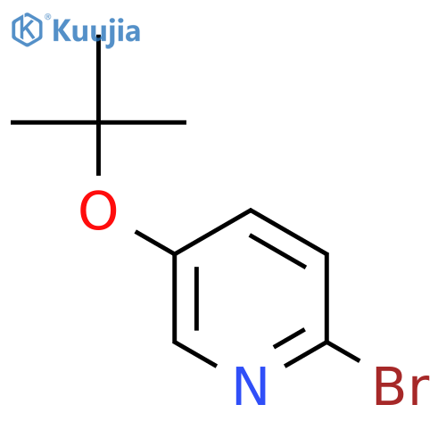 2-bromo-5-tert-butoxy-pyridine structure