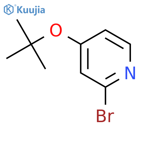 2-bromo-4-(tert-butoxy)pyridine structure
