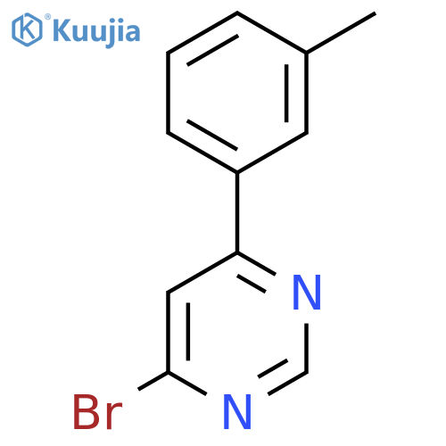 4-Bromo-6-(m-tolyl)pyrimidine structure