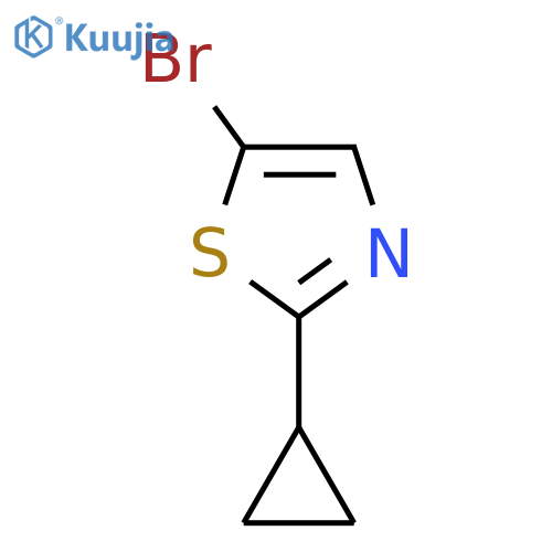 5-Bromo-2-cyclopropyl-1,3-thiazole structure