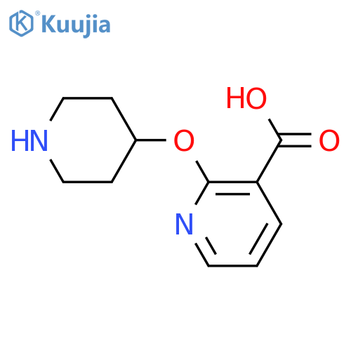 2-(Piperidin-4-yloxy)inicotinic acid structure