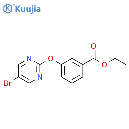 Ethyl 3-(5-Bromopyrimidin-2-yloxy)benzoate structure