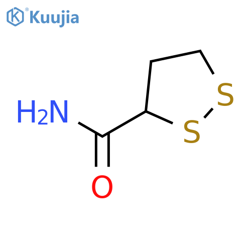 1,2-Dithiolane-3-carboxamide(9CI) structure