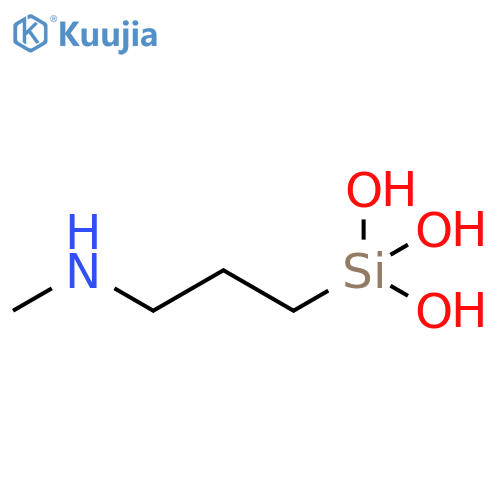 3-(methylamino)propylsilanetriol structure