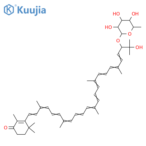 3',4'-Didehydro-1',2'-dihydro-1',2'-dihydroxy-β,ψ-caroten-4-one; (S)-form, 2'-O-α-L-Fucopyranoside structure