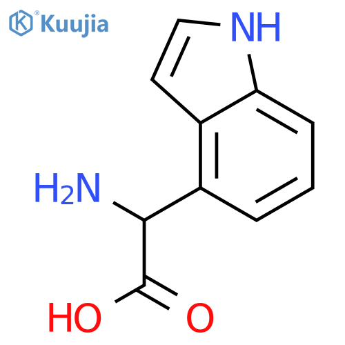 a-Amino-1H-indole-4-acetic Acid structure
