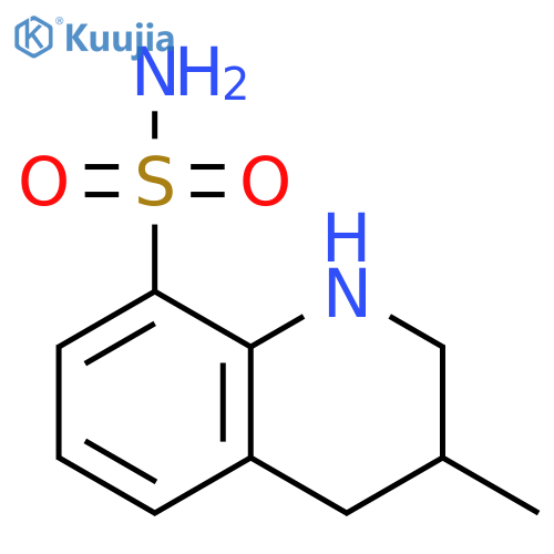 3-methyl-1,2,3,4-tetrahydroquinoline-8-sulfonamide structure
