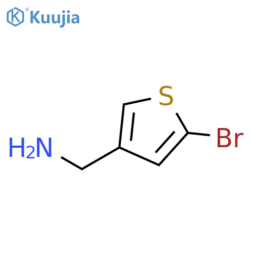 (5-bromothiophen-3-yl)methanamine structure