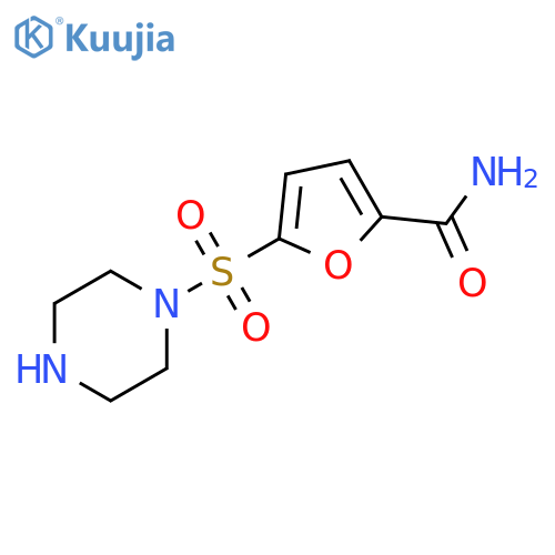 5-(piperazine-1-sulfonyl)furan-2-carboxamide structure