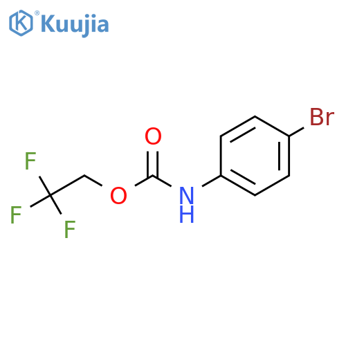 2,2,2-trifluoroethyl N-(4-bromophenyl)carbamate structure