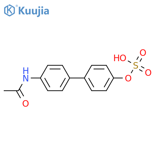 Acetamide, N-[4'-(sulfooxy)[1,1'-biphenyl]-4-yl]- structure