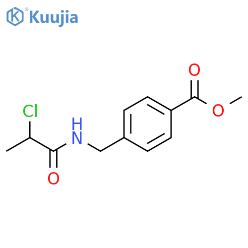 Methyl 4-(2-Chloropropanamido)methylbenzoate structure