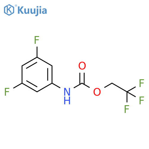 2,2,2-trifluoroethyl N-(3,5-difluorophenyl)carbamate structure