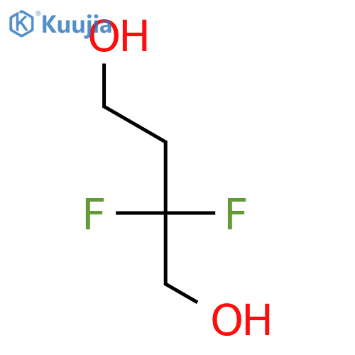 2,2-difluorobutane-1,4-diol structure