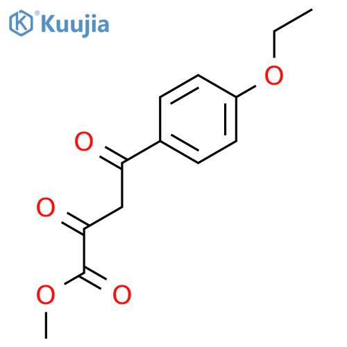 Methyl 4-(4-ethoxyphenyl)-2,4-dioxobutanoate structure