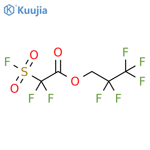 Acetic acid, difluoro(fluorosulfonyl)-, 2,2,3,3,3-pentafluoropropyl ester structure