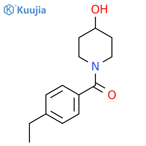 1-(4-Ethylbenzoyl)piperidin-4-ol structure