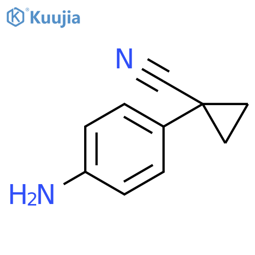 1-(4-Aminophenyl)cyclopropanecarbonitrile structure