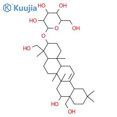 b-D-Galactopyranoside, (3b,4a,16b)-16,23,28-trihydroxyolean-12-en-3-yl (9CI) structure