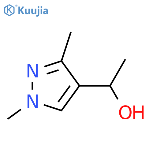 1-(1,3-dimethylpyrazol-4-yl)ethanol structure