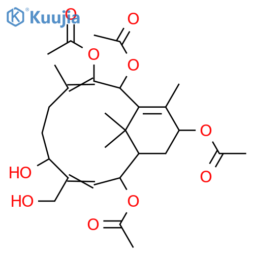 3,8-Seco-3,8,11-taxatriene-2,5,9,10,13,20-hexol; (2α,3E,5α,8E,10β,13α)-form, 2,9,10,13-Tetra-Ac structure