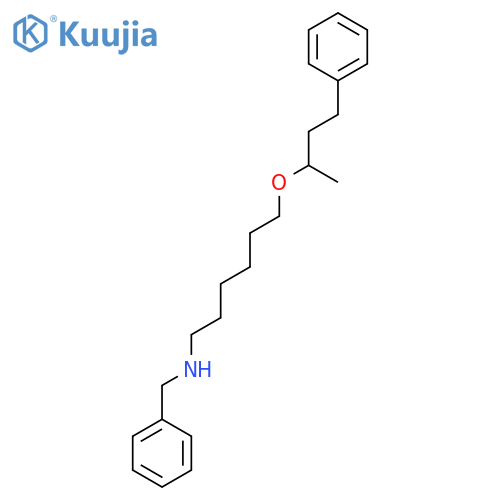 N-Benzyl-6-((4-phenylbutan-2-yl)oxy)hexan-1-amine structure