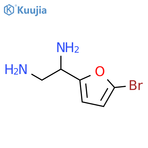 1-(5-BROMOFURAN-2-YL)ETHANE-1,2-DIAMINE structure