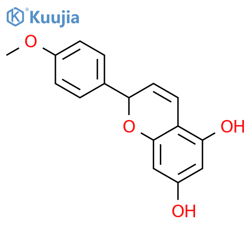 1-Benzopyrylium,5,7-dihydroxy-2-(4-methoxyphenyl)-, chloride (9CI) structure