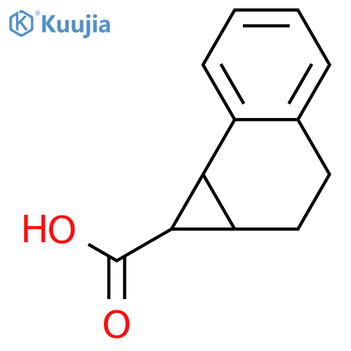 1a,2,3,7b-Tetrahydro-1H-cyclopropa[a]naphthalene-1-carboxylic acid structure