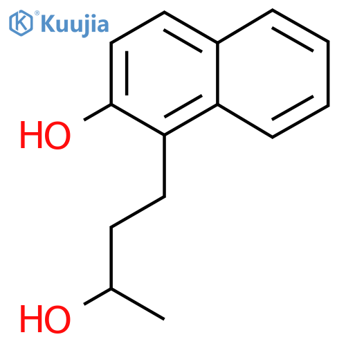 1-(3-hydroxybutyl)naphthalen-2-ol structure