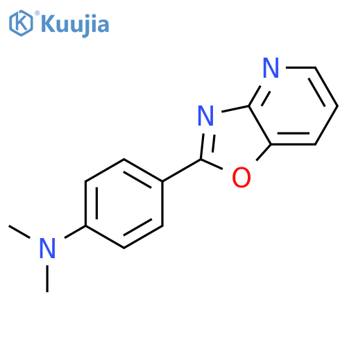 N,N-Dimethyl-4-(oxazolo[4,5-b]pyridin-2-yl)aniline structure