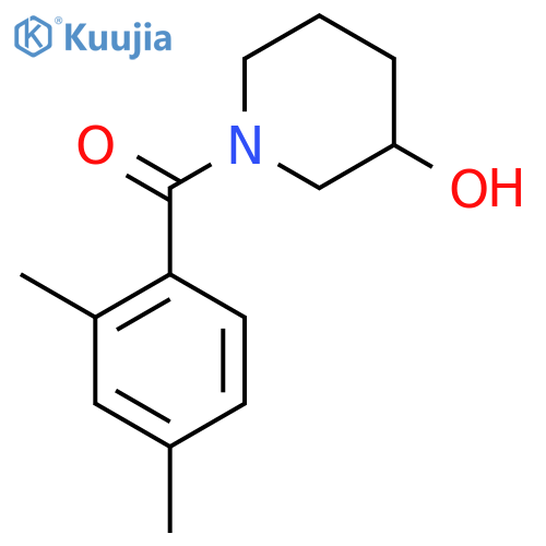 1-(2,4-Dimethylbenzoyl)piperidin-3-ol structure
