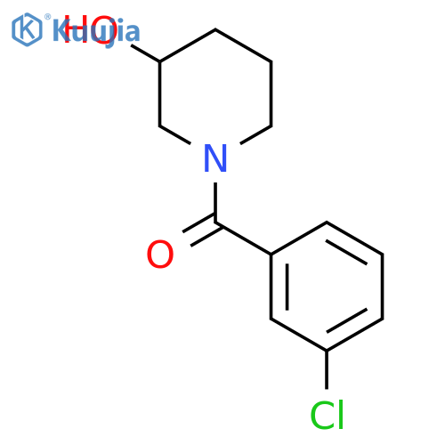 1-(3-Chlorobenzoyl)piperidin-3-ol structure
