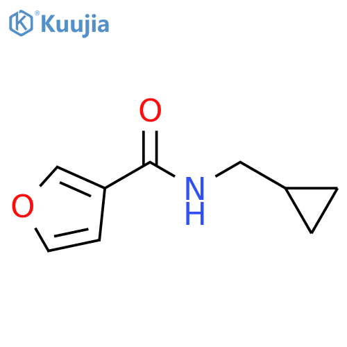 N-(cyclopropylmethyl)furan-3-carboxamide structure