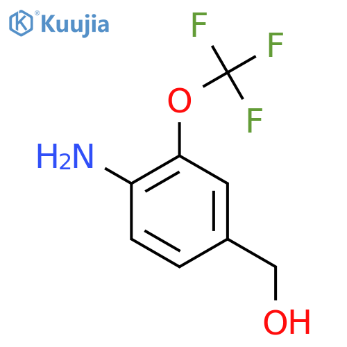 4-Amino-3-(trifluoromethoxy)benzyl alcohol structure