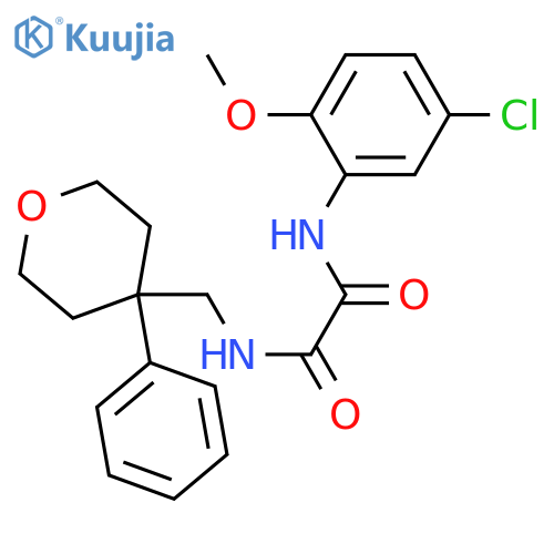 N-(5-chloro-2-methoxyphenyl)-N'-[(4-phenyloxan-4-yl)methyl]ethanediamide structure