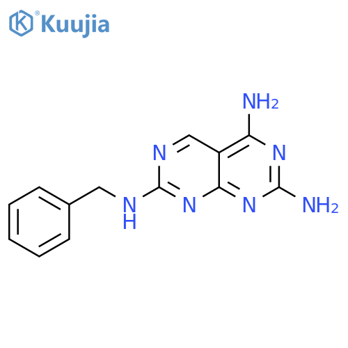 N7-benzylpyrimido[4,5-d]pyrimidine-2,4,7-triamine structure