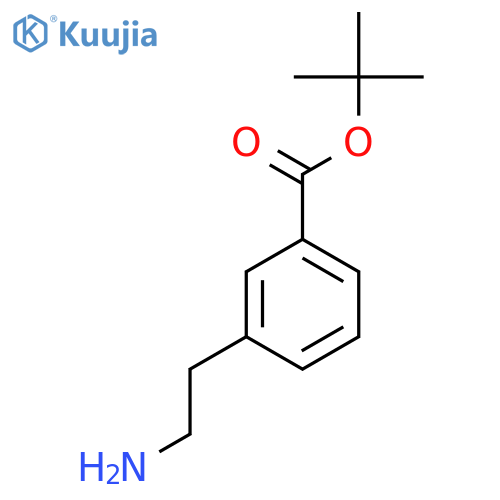 Tert-butyl 3-(2-aminoethyl)benzoate structure