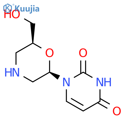 1-((2R,6S)-6-(Hydroxymethyl)morpholin-2-yl)pyrimidine-2,4(1h,3h)-dione structure